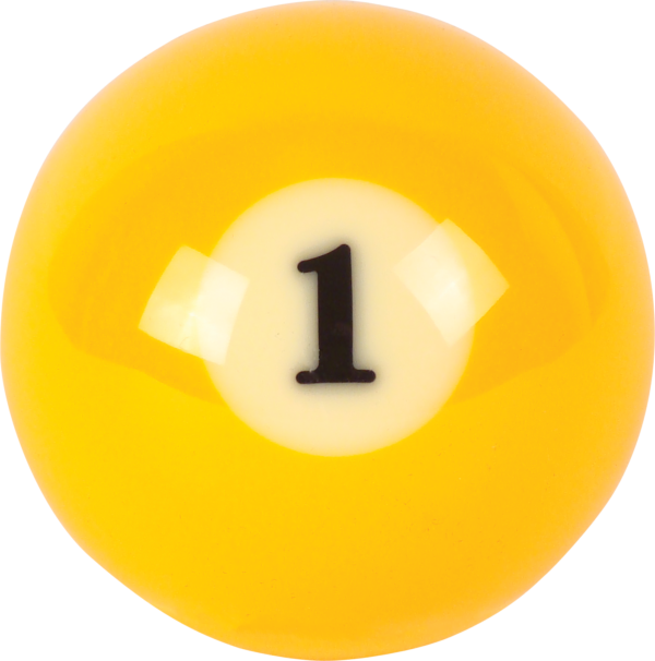 Super Aramith Pro Replacement Ball – #1 | Golden Break Billiards